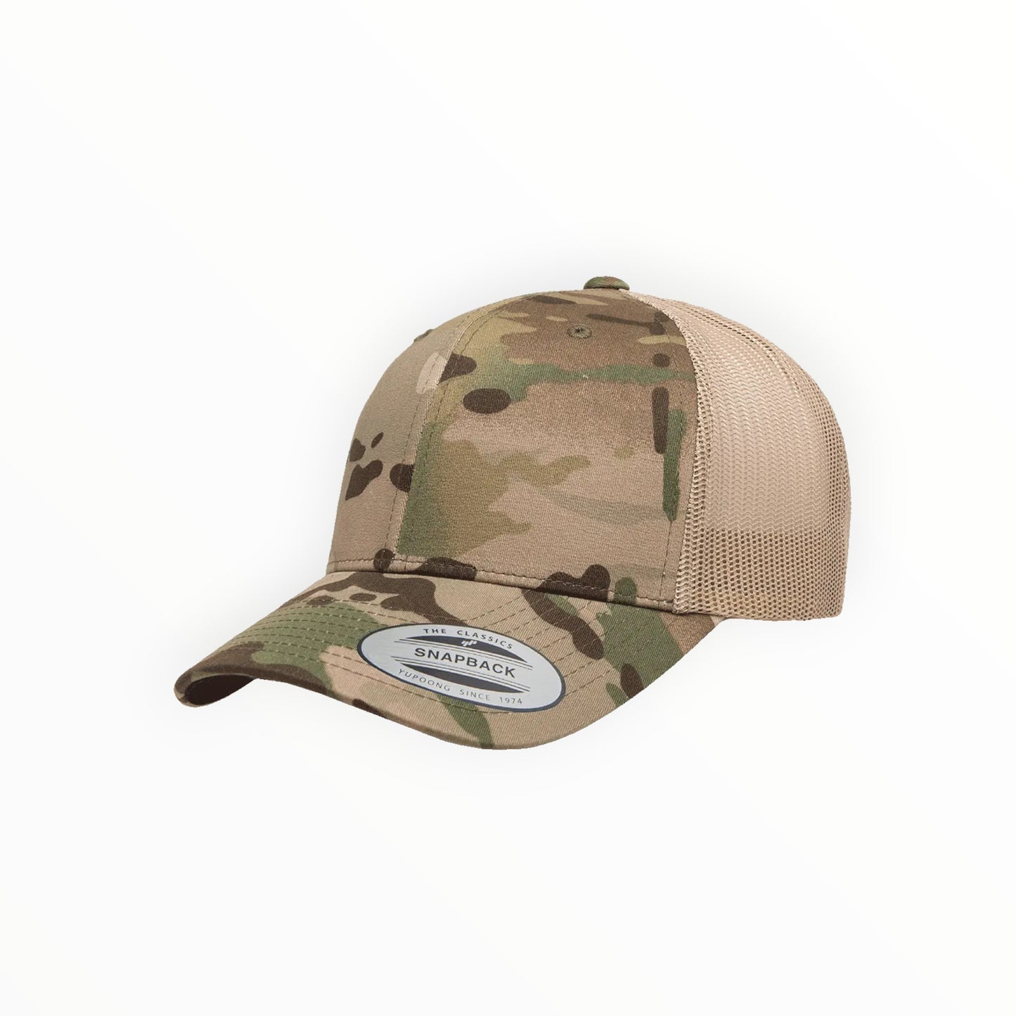 Your Logo on a Yupoong 6606 Trucker Hat - Solids & Camos