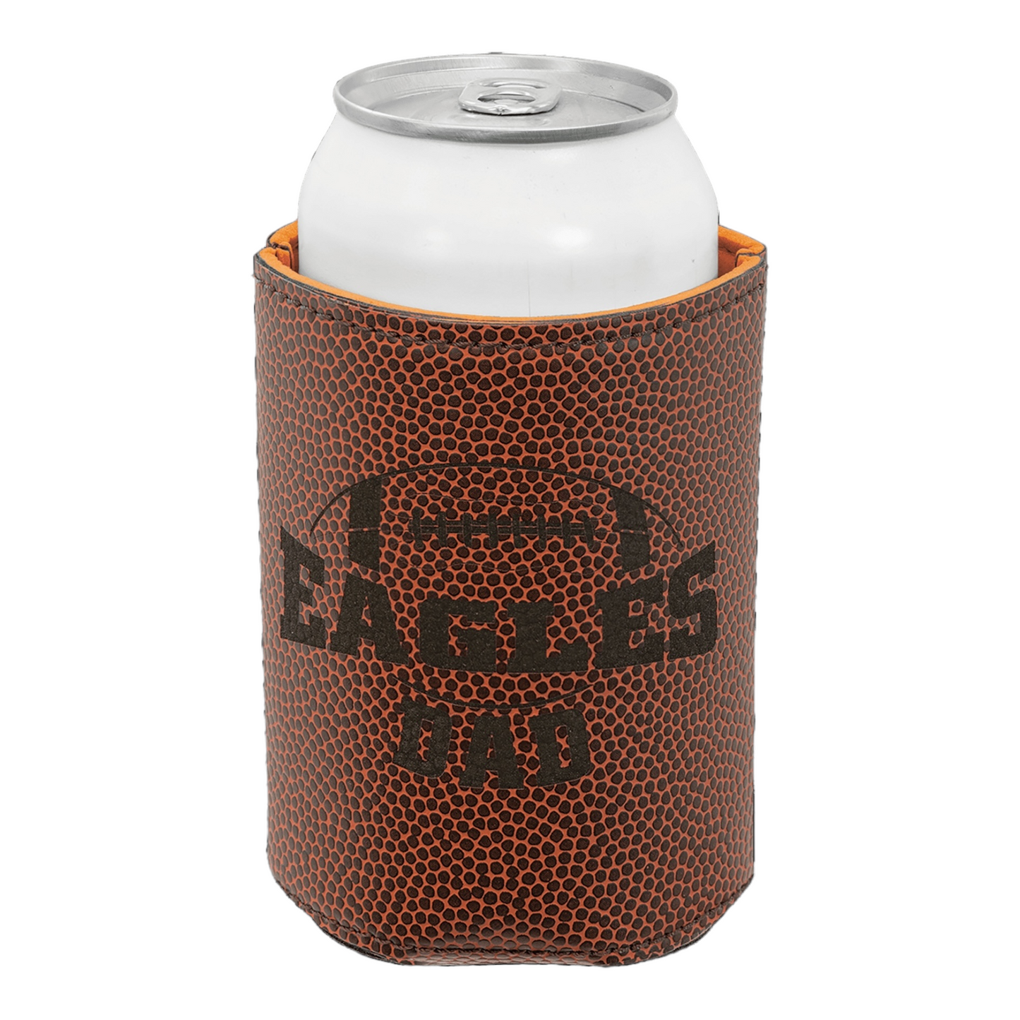 Your Logo on 12oz Can Cooler Leatherette Beverage Holder