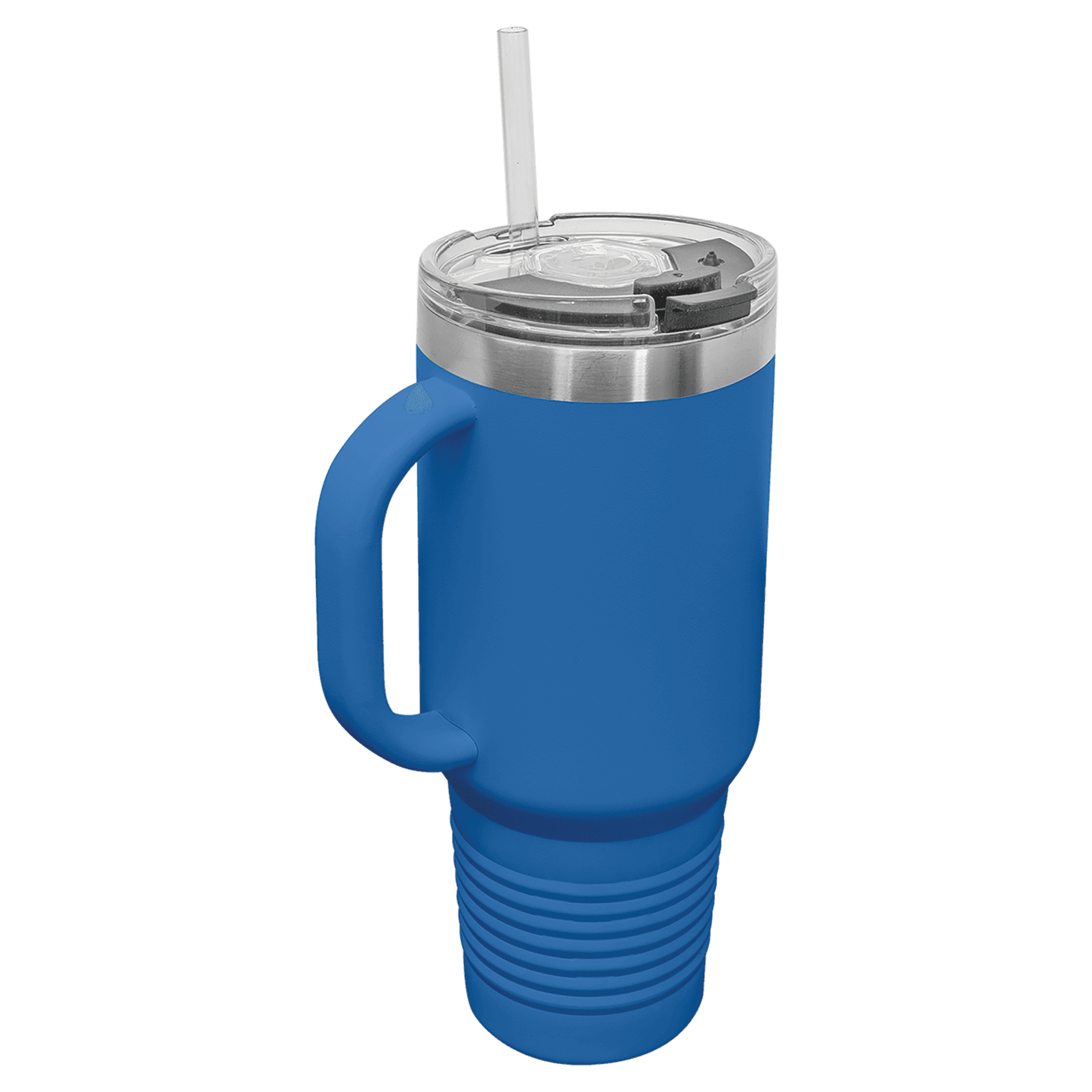 Your Logo on a Stainless Insulated 40oz Tumbler with Handle, Straw, & Lid