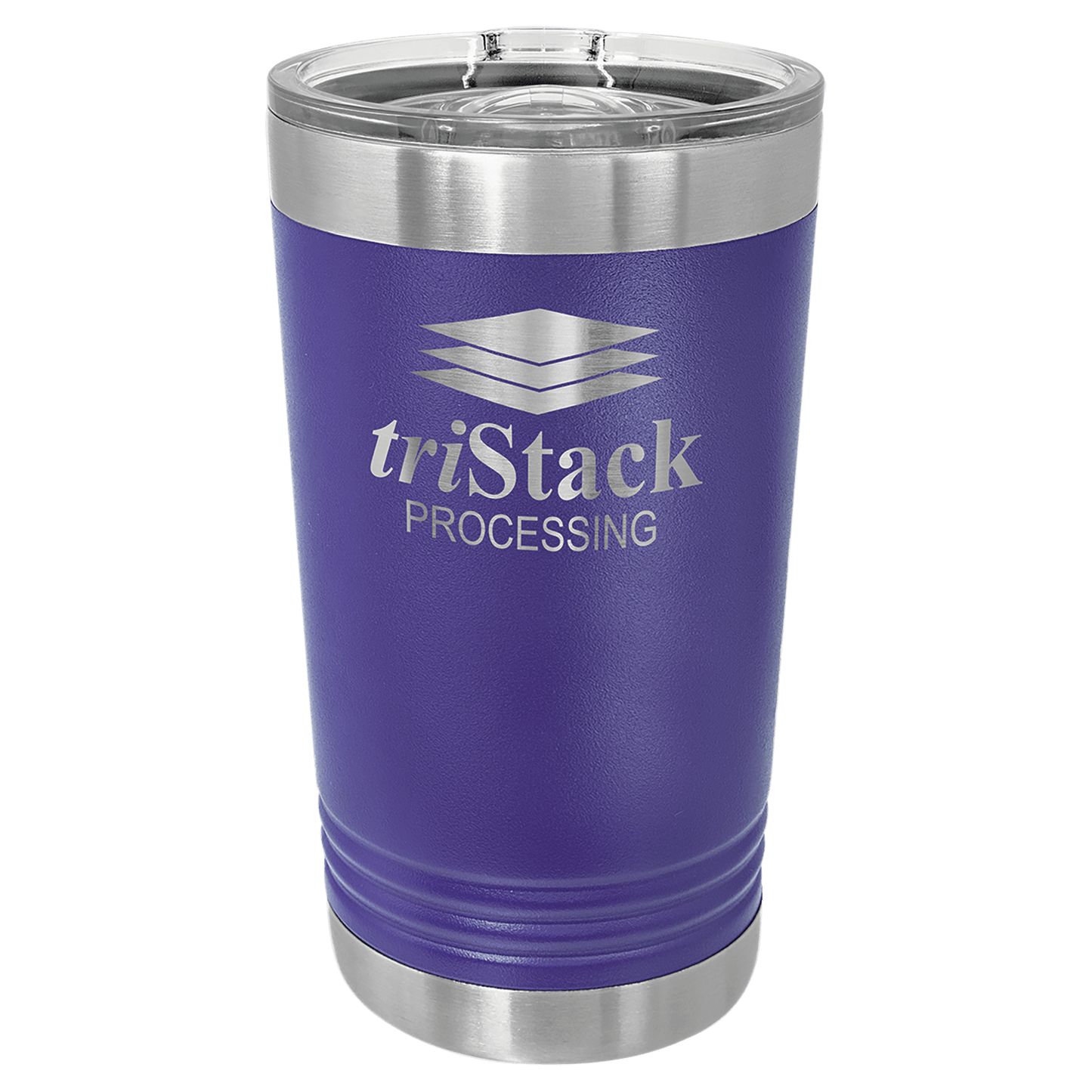 Your Logo on a Stainless Insulated 16oz Pint Tumbler with Slider Lid