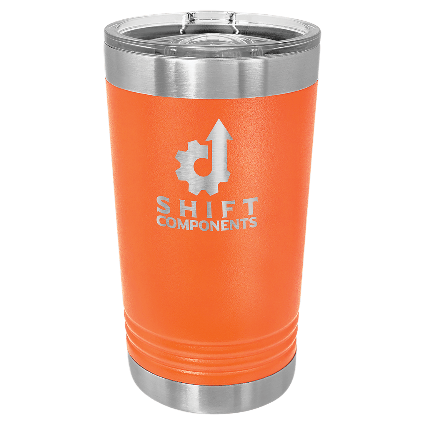 Your Logo on a Stainless Insulated 16oz Pint Tumbler with Slider Lid