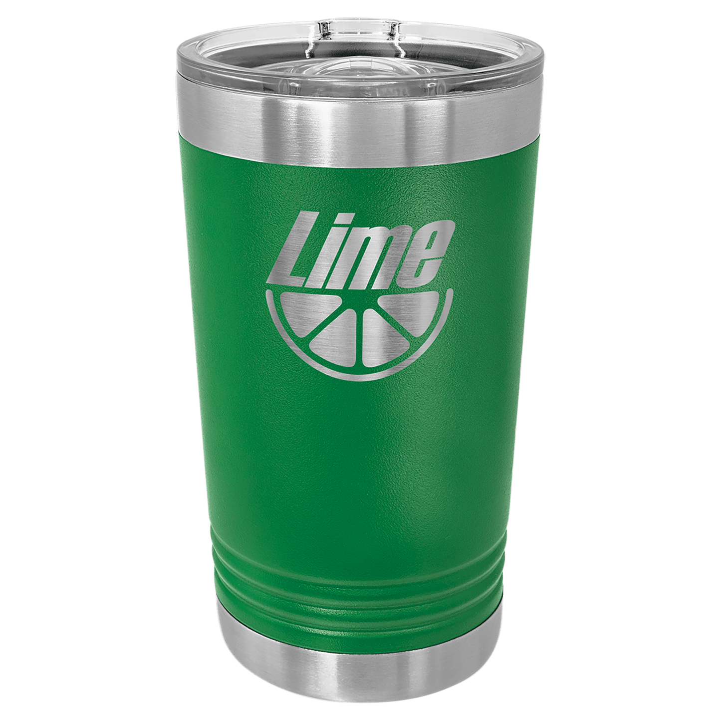 Your Logo on a Stainless Insulated 16oz Pint Tumbler with Slider Lid
