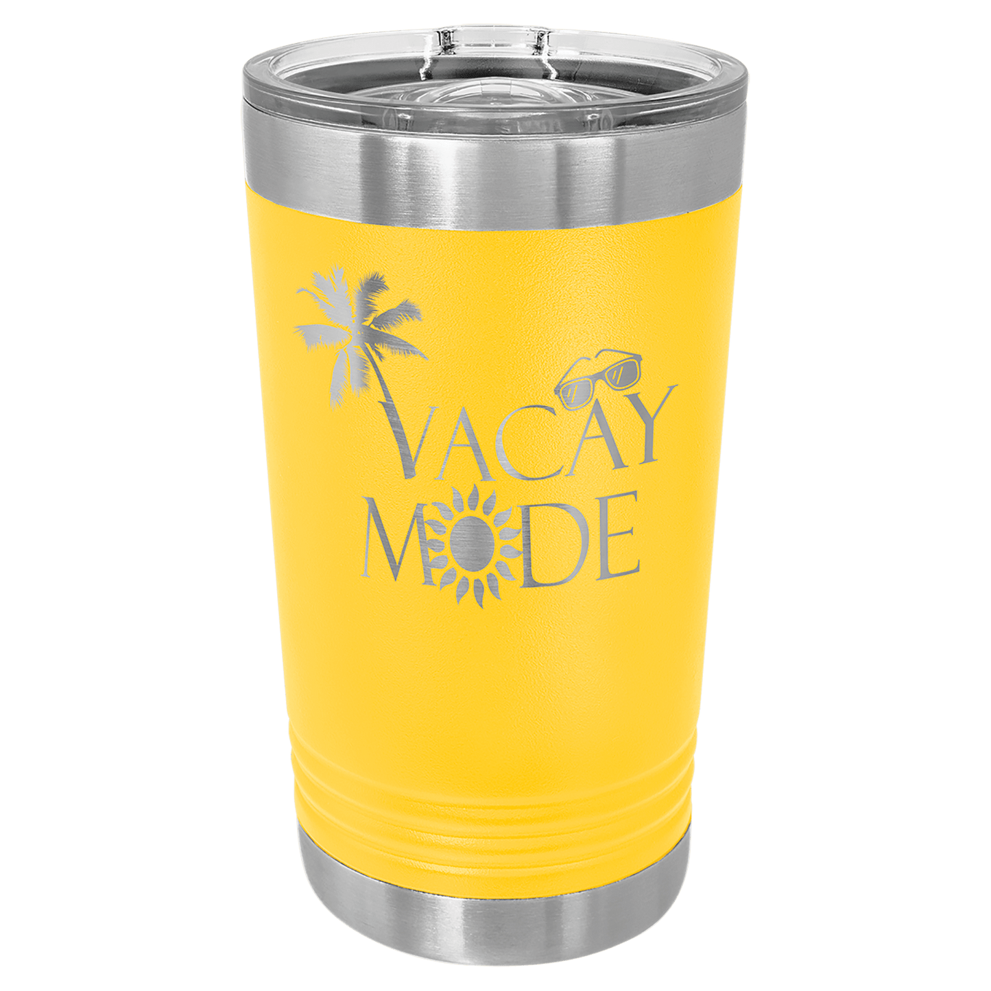Your Logo on a Stainless Insulated 16oz Pint Tumbler with Slider Lid