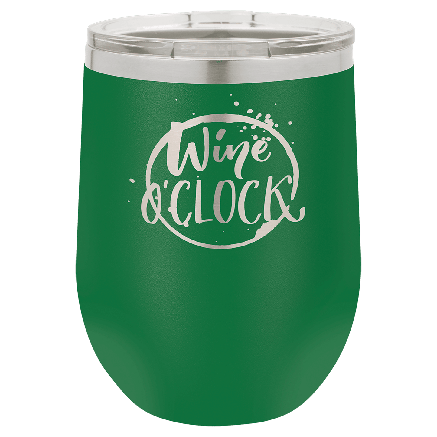 Your Logo on a 12oz Stemless Insulated Wine Tumbler with Lid