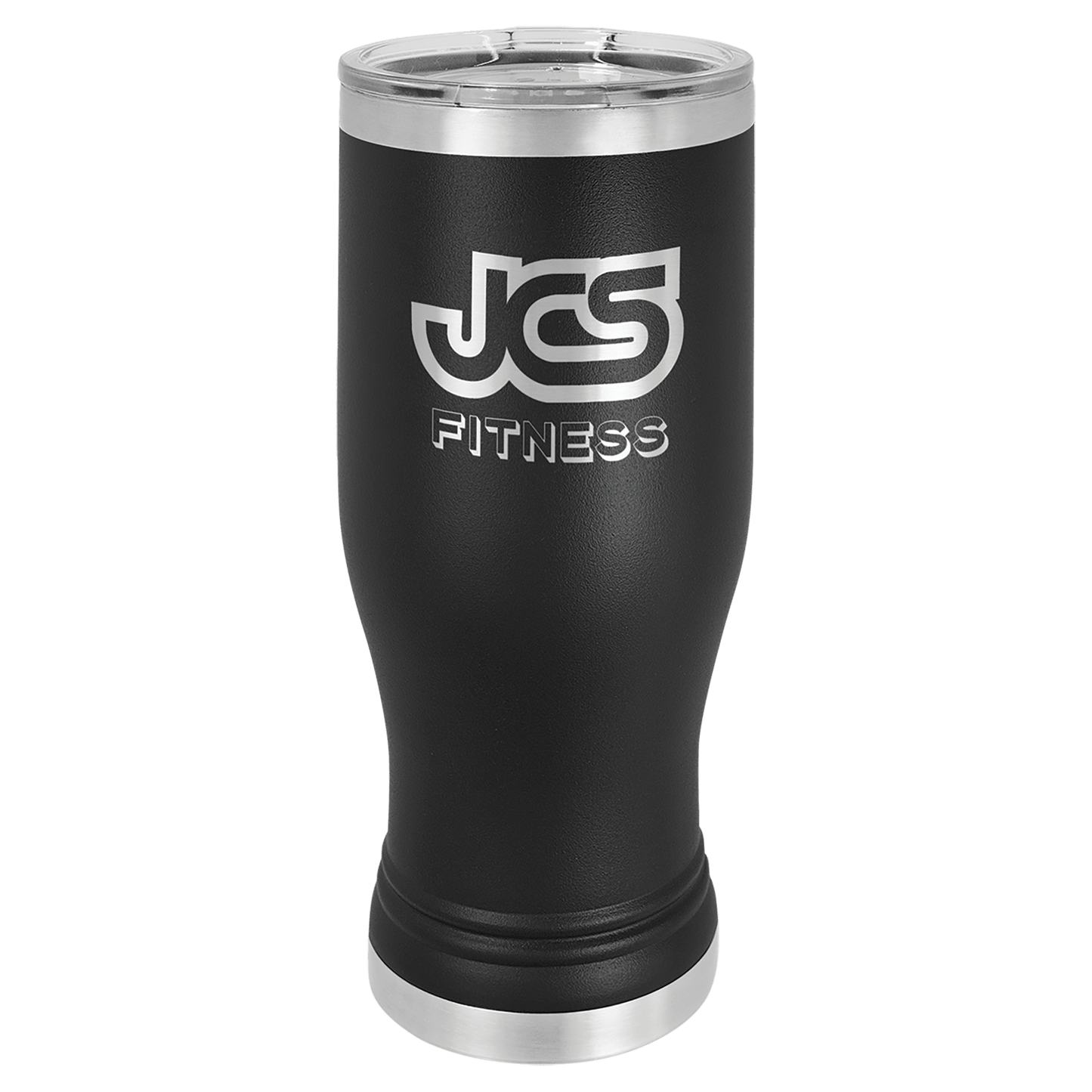 Your Logo on a 20oz Pilsner Tumbler with Clear Lid