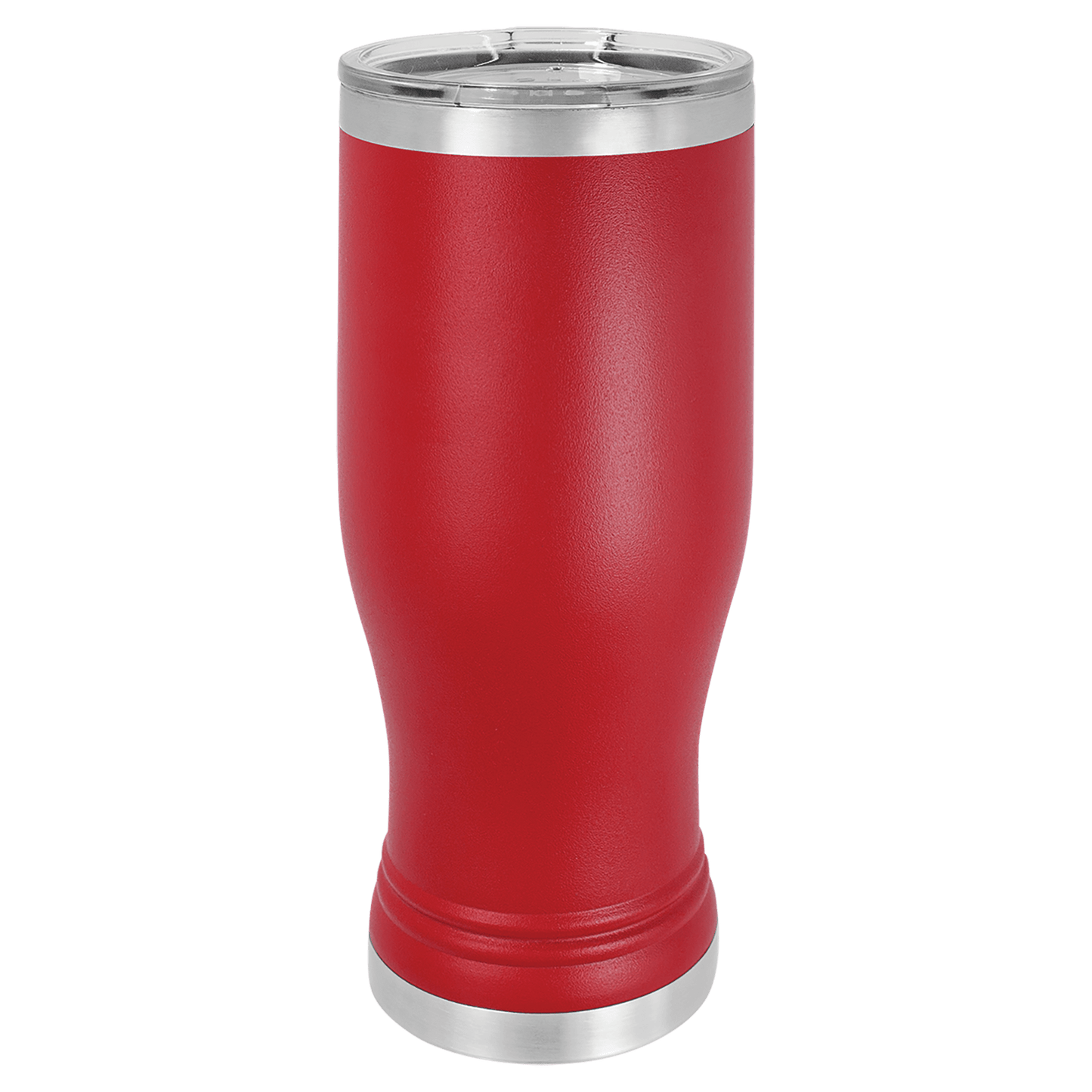 Your Logo on a 20oz Pilsner Tumbler with Clear Lid