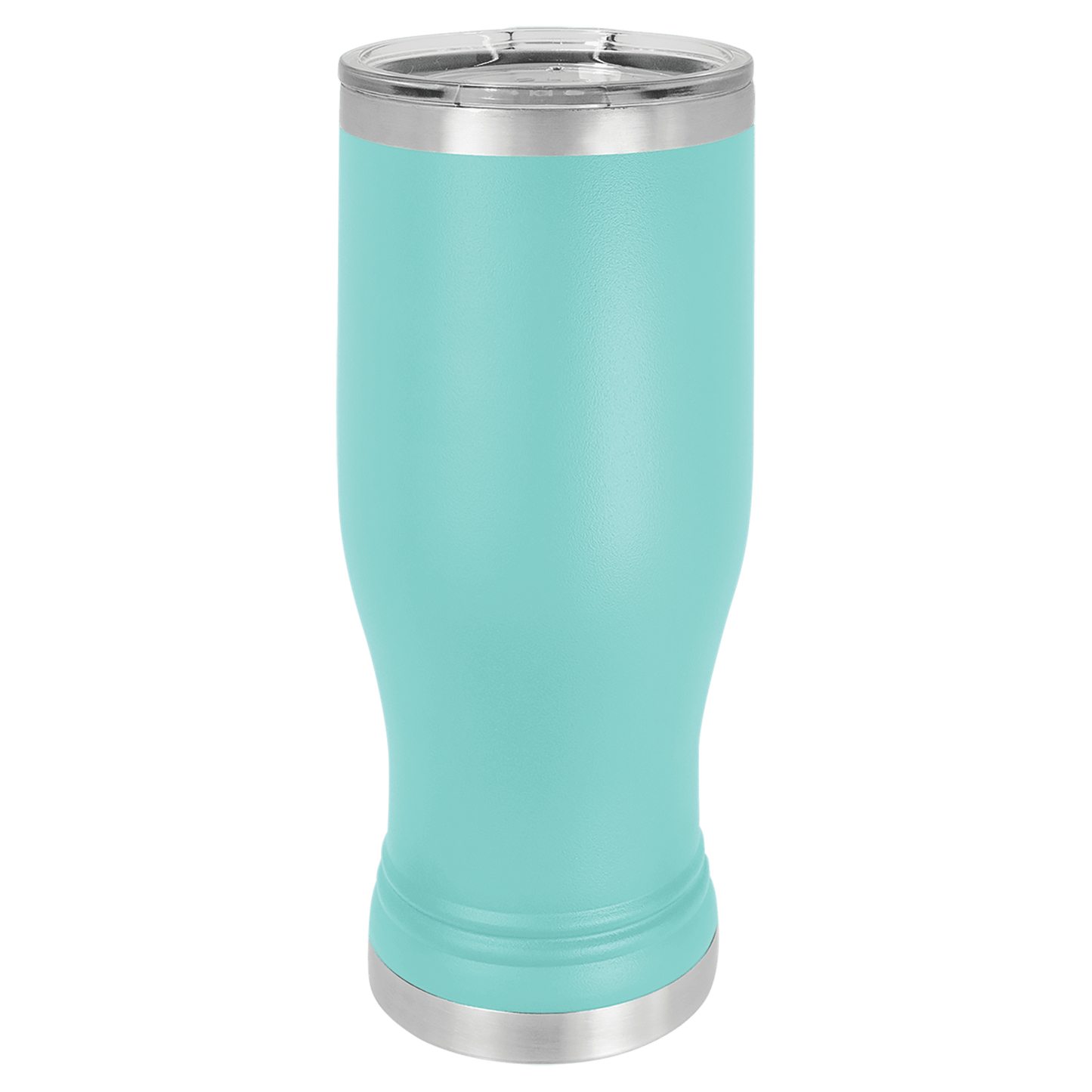Your Logo on a 20oz Pilsner Tumbler with Clear Lid