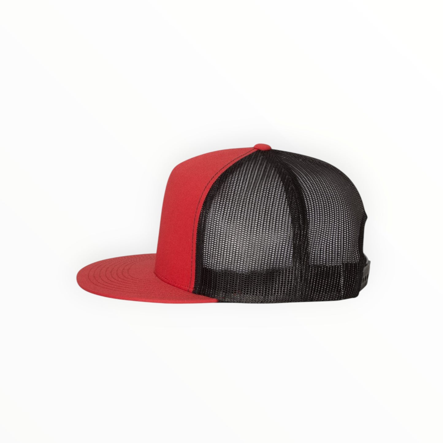 Your Logo on a Yupoong Classics 6006 Flat Bill Trucker Hat