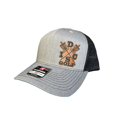 Disc Golf X Basket Patch Hat