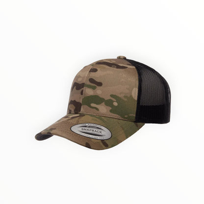 Your Logo on a Yupoong 6606 Trucker Hat - Solids & Camos