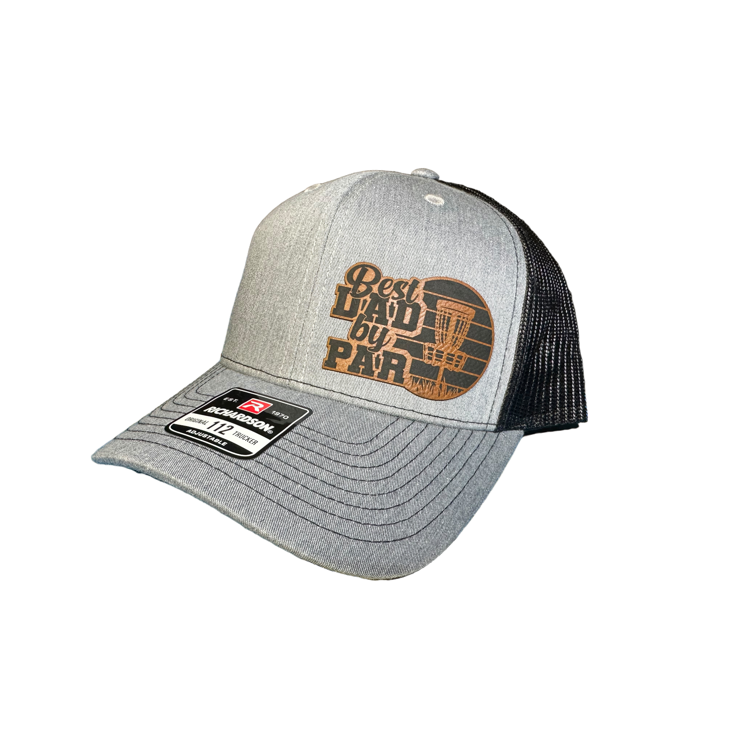 Disc Golf Best Dad By Par Patch Hat