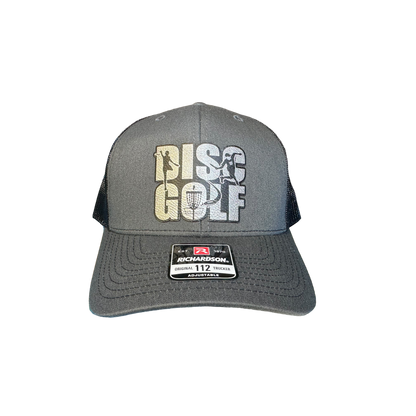 Disc Golf Word Patch Hat