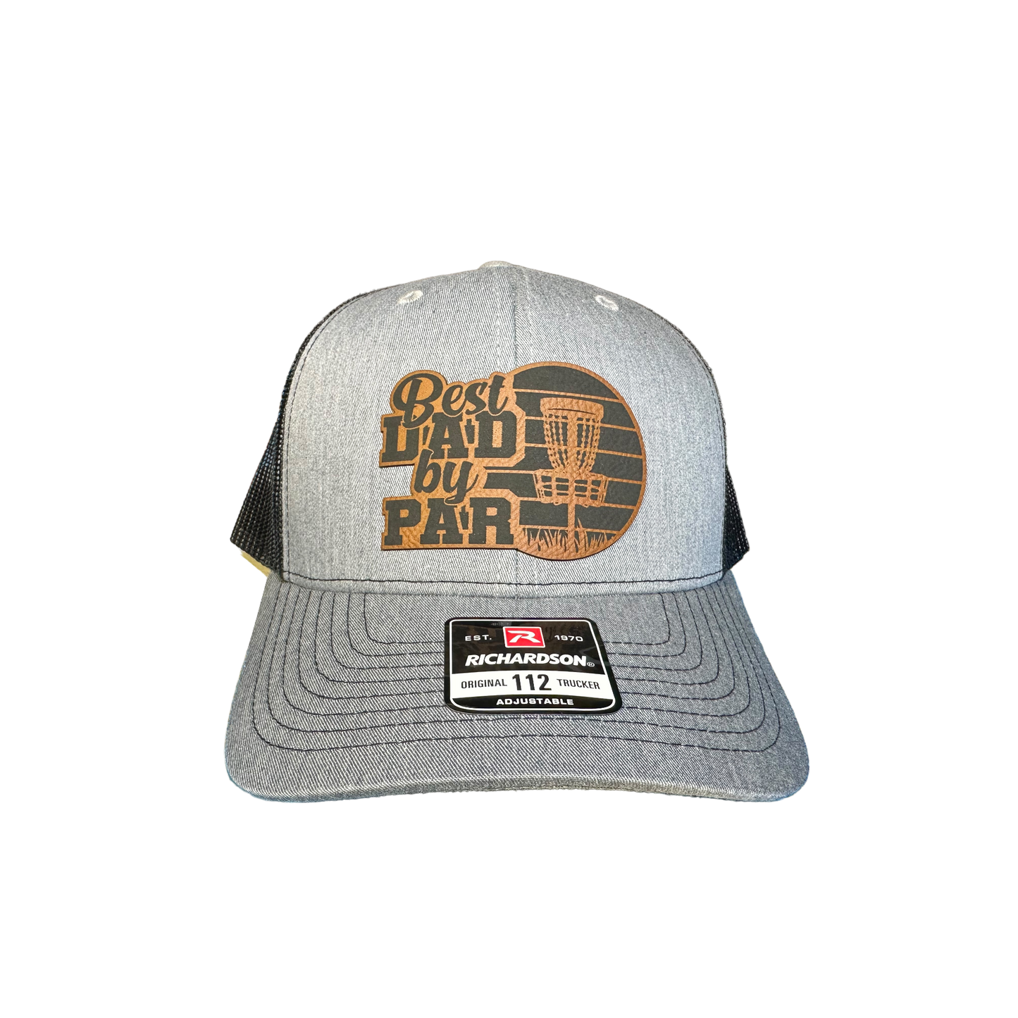 Disc Golf Best Dad By Par Patch Hat