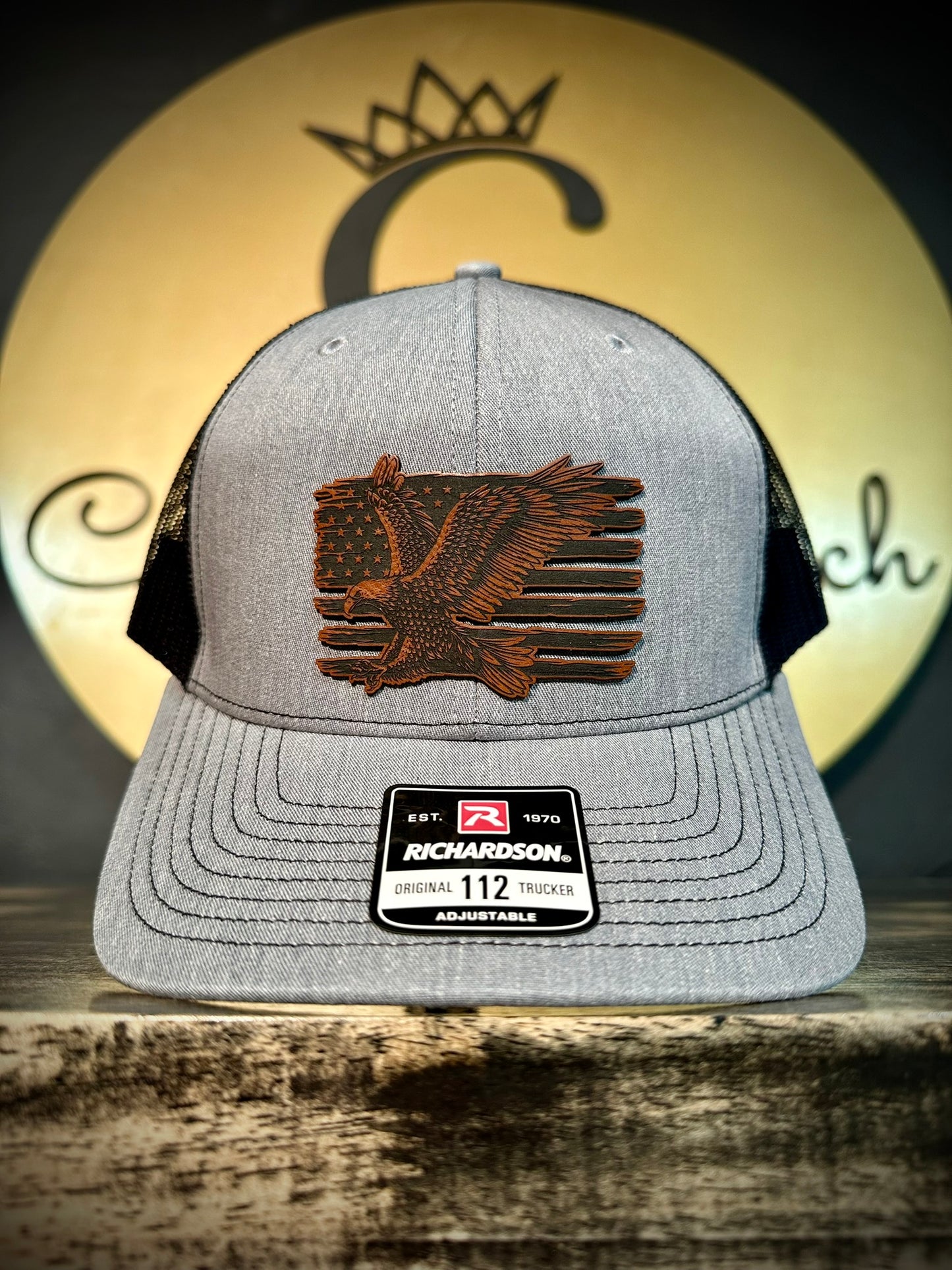 American Flag Eagle Patch Hat