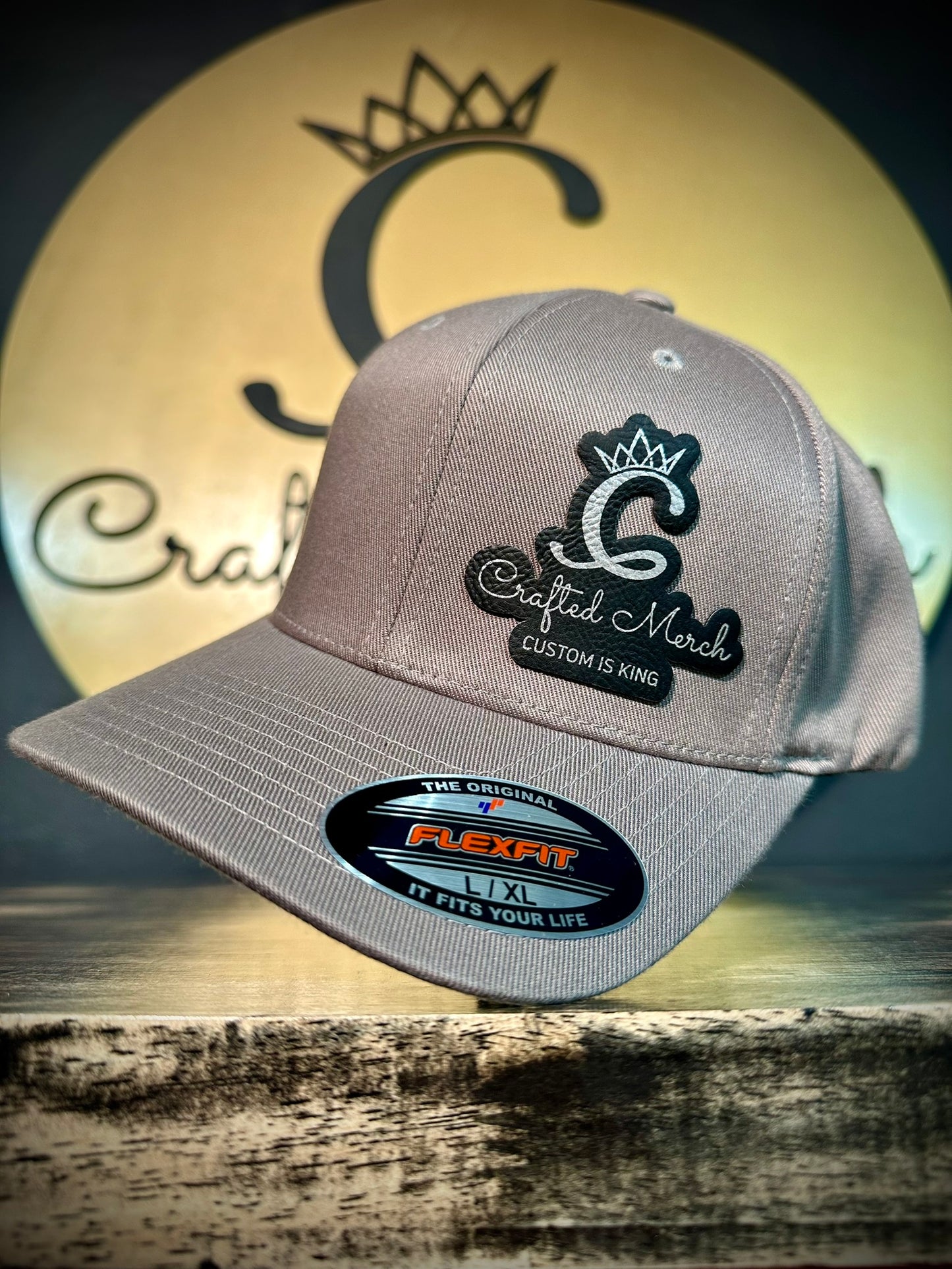 Your Logo on a Flexfit 6277 Cotton Blend Hat