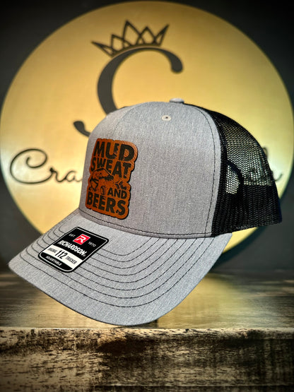 Mud Sweat And Beers Patch Hat