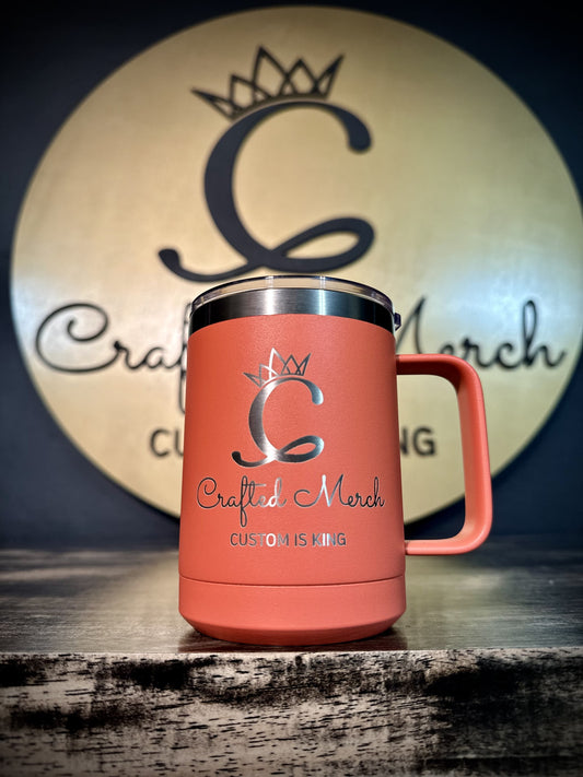 Your Logo on a 15oz Coffee Mug