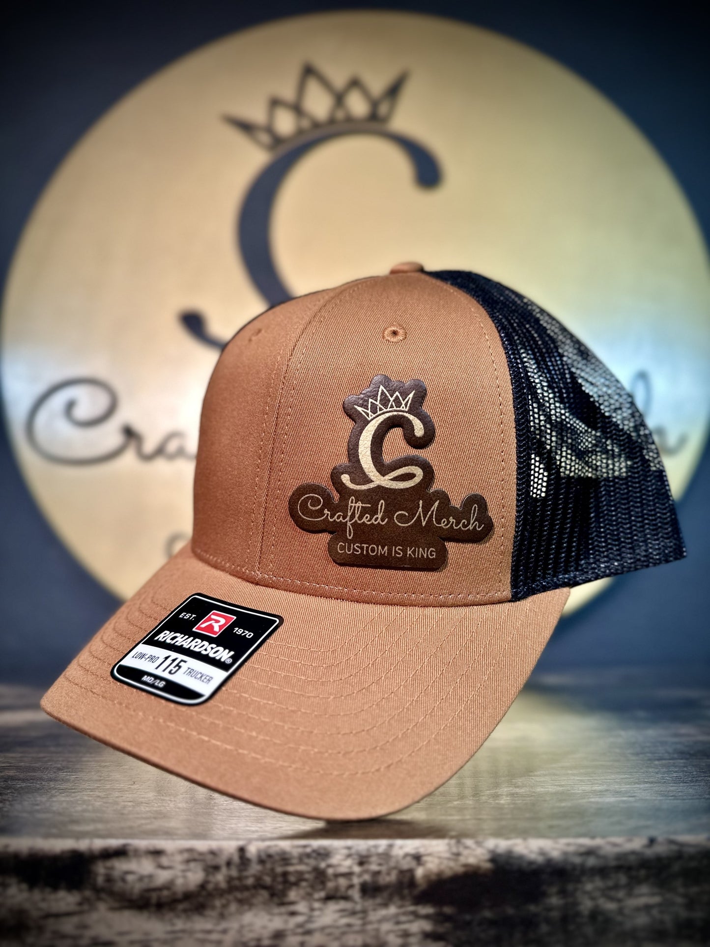 Your Logo on a Richardson 115 Low Profile Trucker Hat