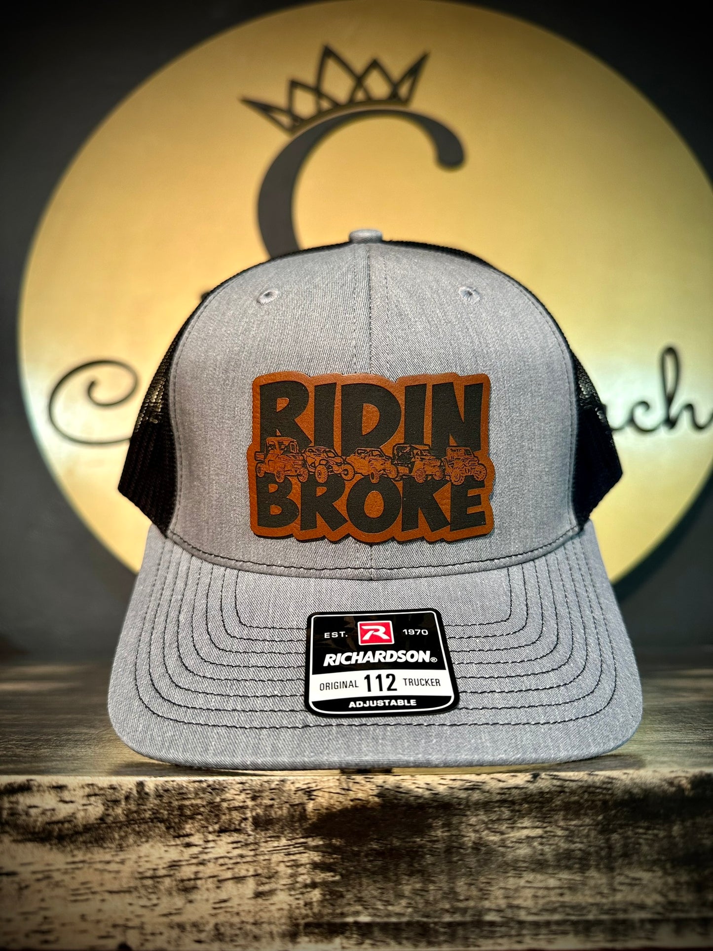 Ridin Broke UTV SXS Patch Hat