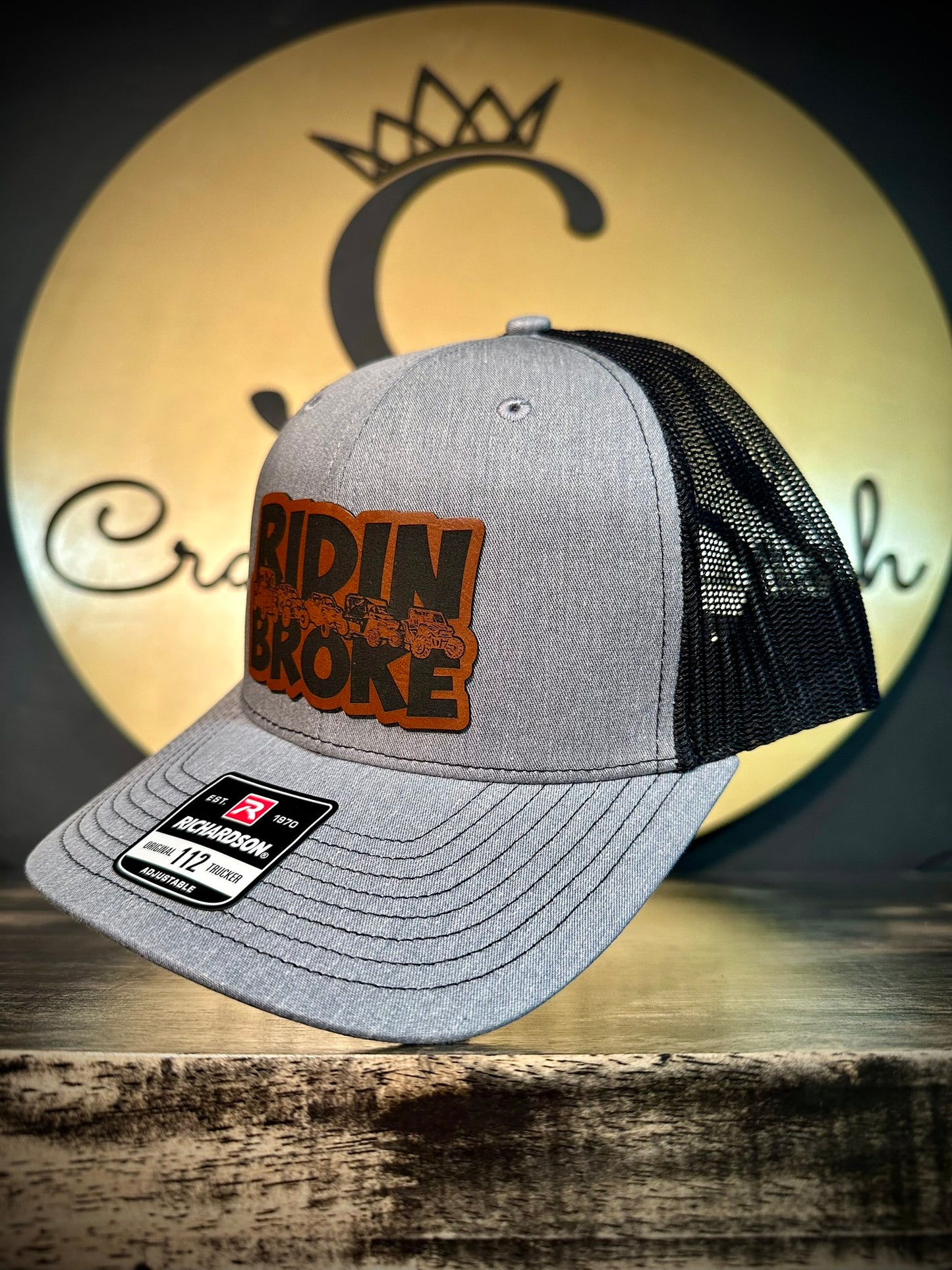 Ridin Broke UTV SXS Patch Hat