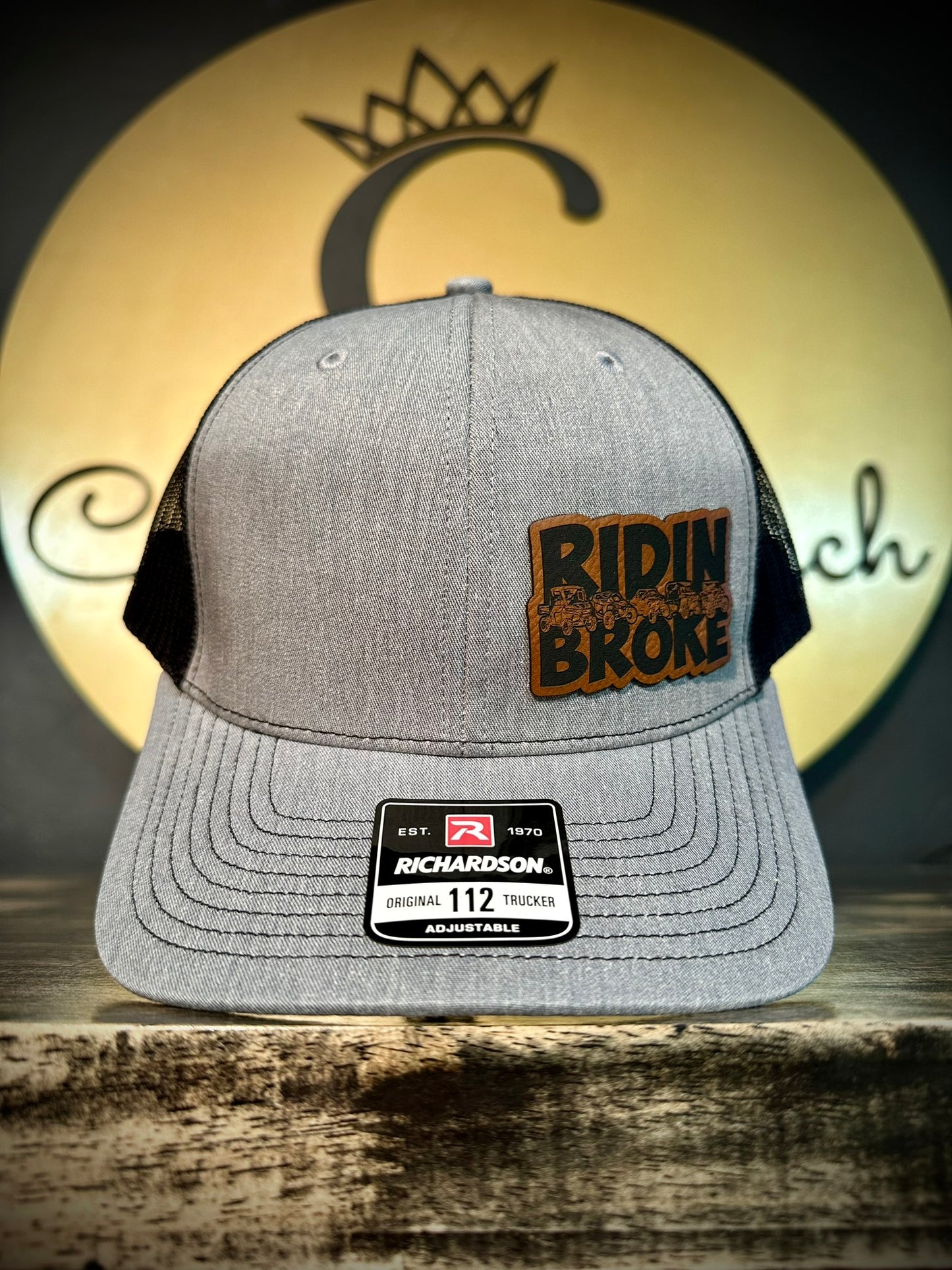 Ridin Broke UTV SXS Patch Hat