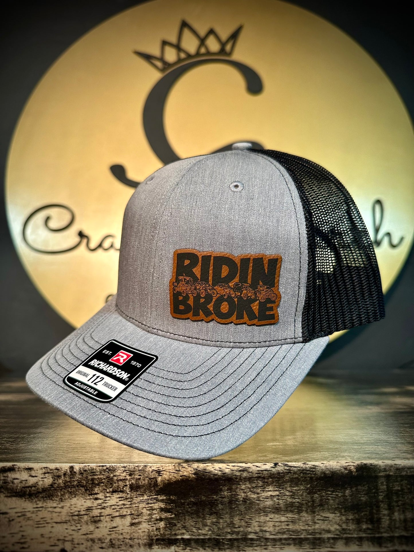 Ridin Broke UTV SXS Patch Hat