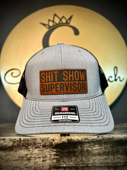 Shit Show Supervisor Patch Hat