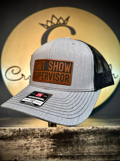 Shit Show Supervisor Patch Hat