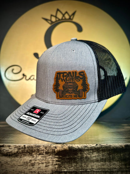 Trails & Whips Excite Me UTV SXS Patch Hat