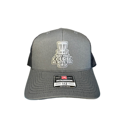 Disc Golf May the Course Be With You Patch Hat