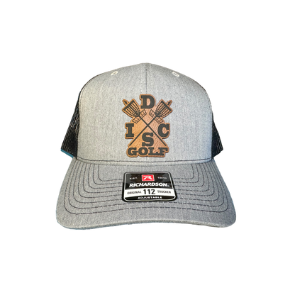 Disc Golf X Basket Patch Hat