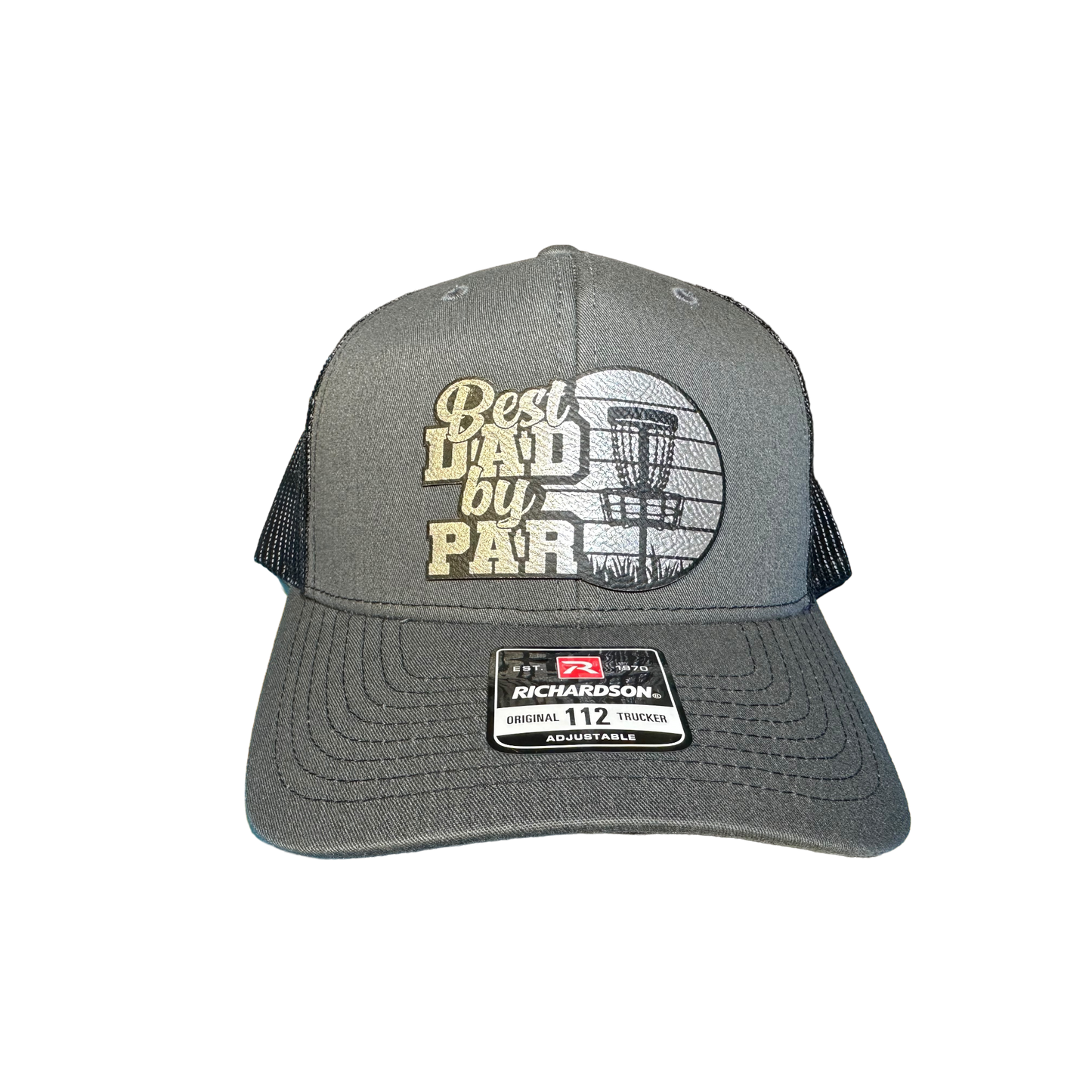 Disc Golf Best Dad By Par Patch Hat