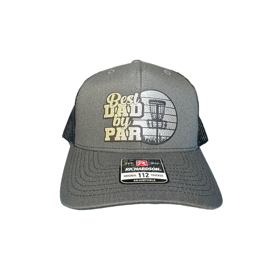 Disc Golf Best Dad By Par Patch Hat