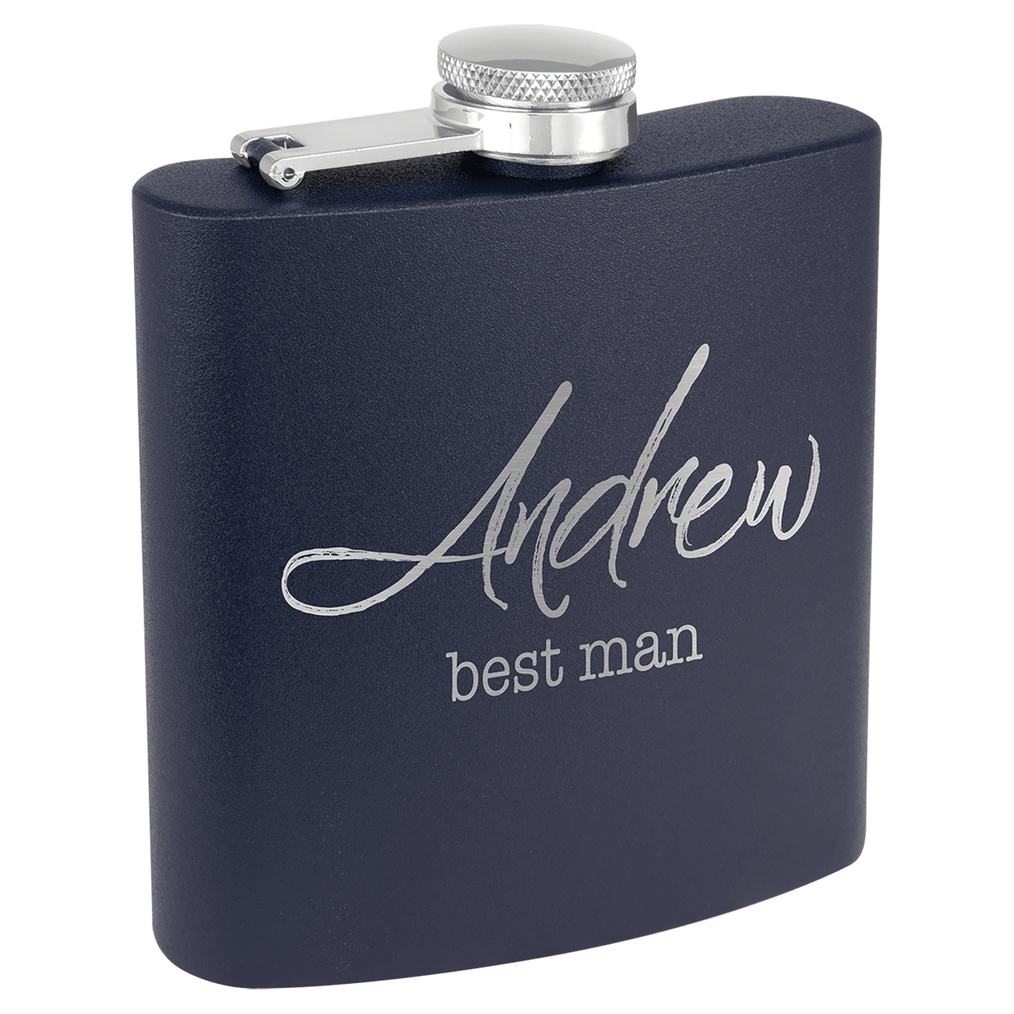 Your Logo on a 6oz Stainless Flask