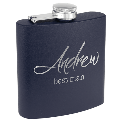 Your Logo on a 6oz Stainless Flask