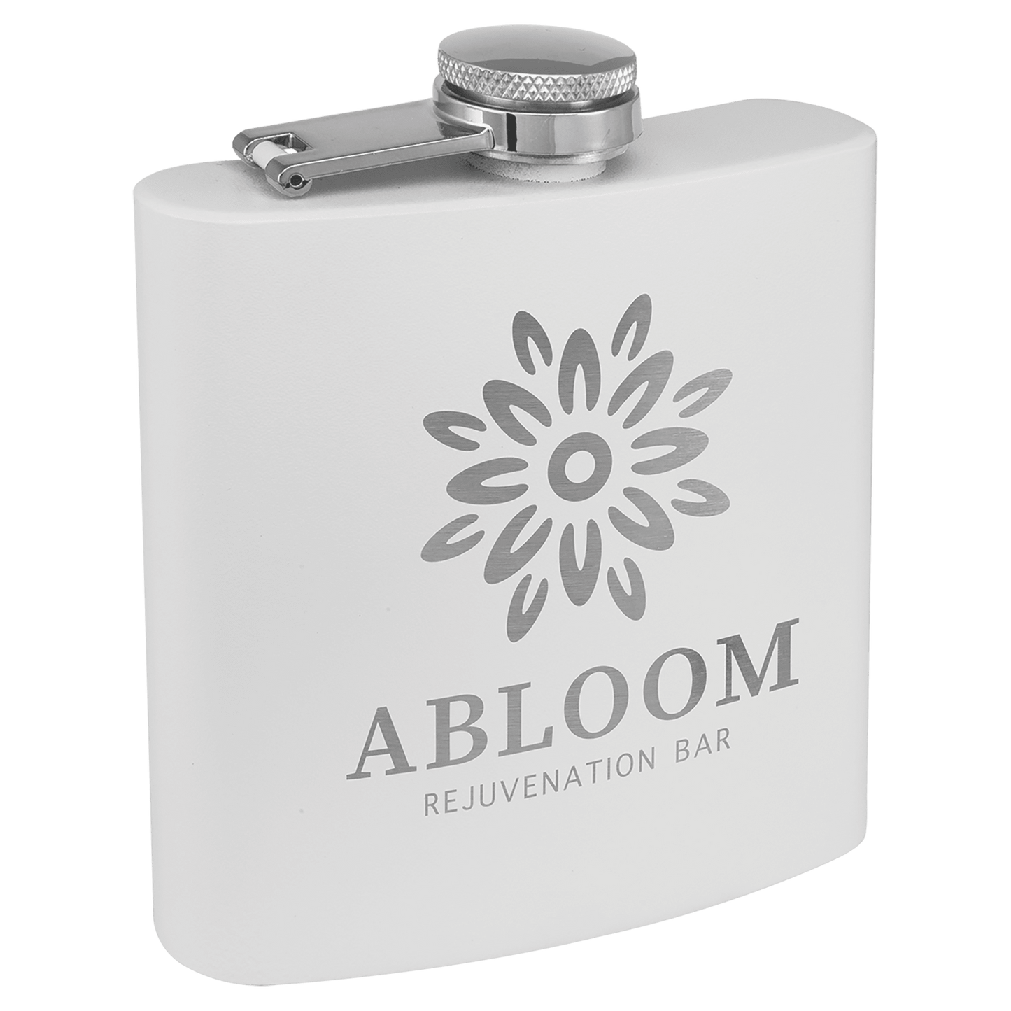 Your Logo on a 6oz Stainless Flask