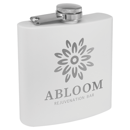 Your Logo on a 6oz Stainless Flask