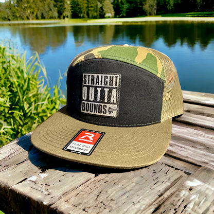 Straight Outta Bounds Disc Golf Patch Hat