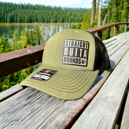 Straight Outta Bounds Disc Golf Patch Hat