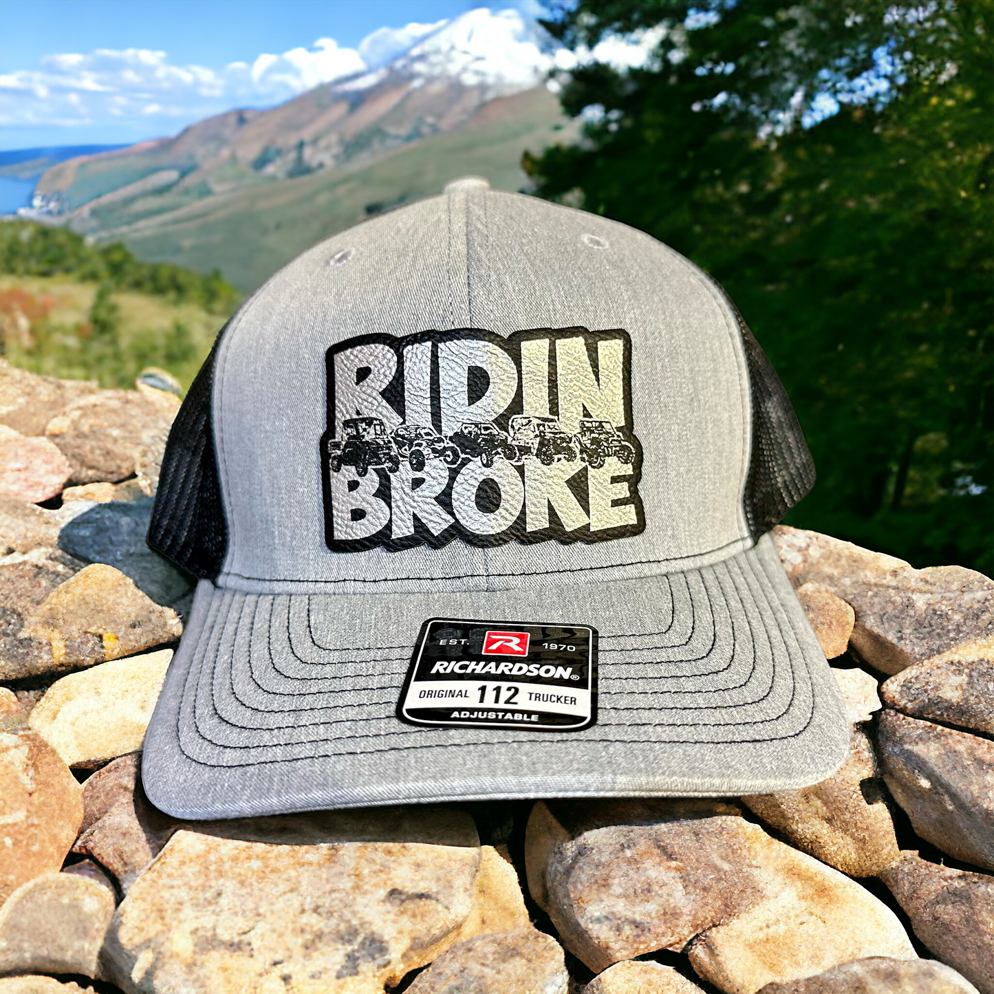 Ridin Broke UTV SXS Patch Hat