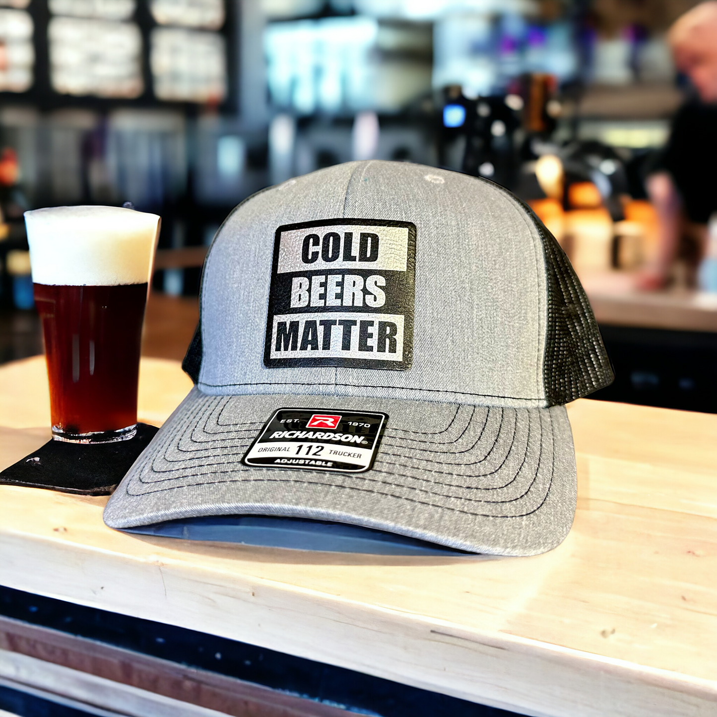 Cold Beers Matter Patch Hat