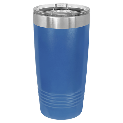 American Flag Guns 20oz Insulated Tumbler with Clear Slider Lid