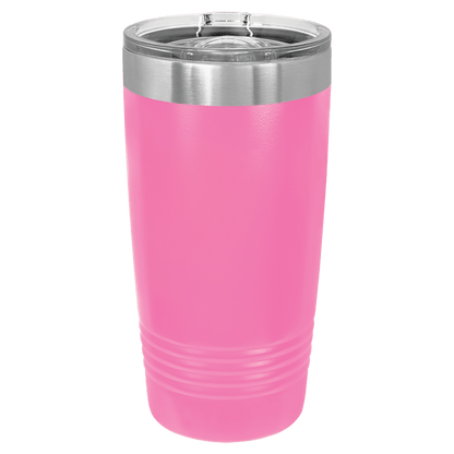 American Flag Guns 20oz Insulated Tumbler with Clear Slider Lid