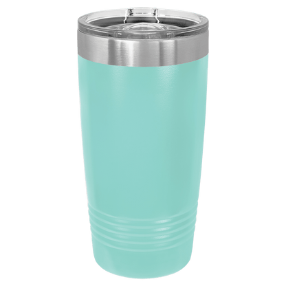 American Flag Guns 20oz Insulated Tumbler with Clear Slider Lid