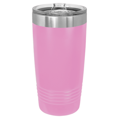 American Flag Guns 20oz Insulated Tumbler with Clear Slider Lid