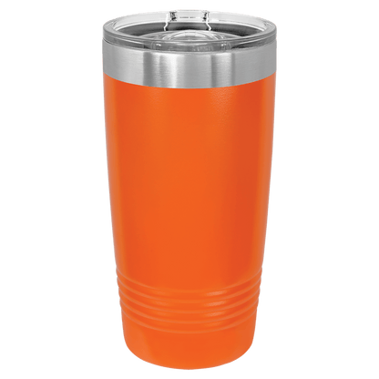 American Flag Guns 20oz Insulated Tumbler with Clear Slider Lid