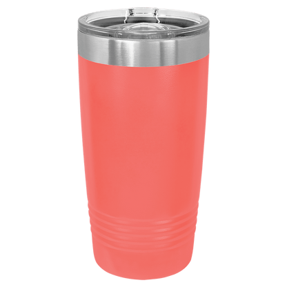 American Flag Guns 20oz Insulated Tumbler with Clear Slider Lid