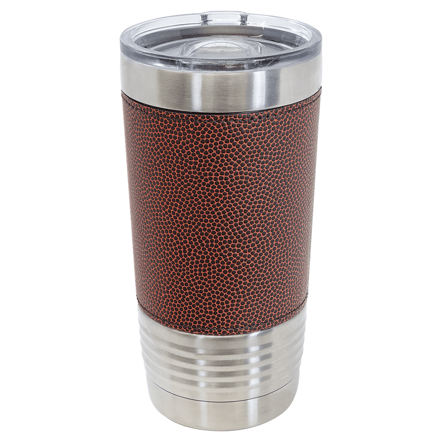 Your Logo on a 20oz Football Tumbler with Slider Lid