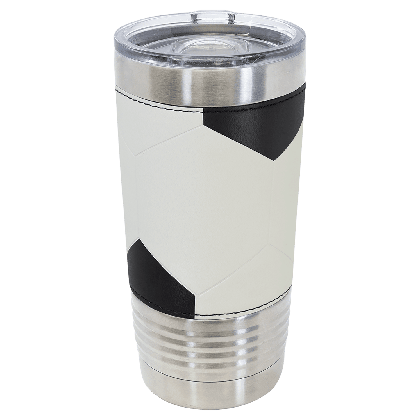 Your Logo on a 20oz Soccer Tumbler with Slider Lid