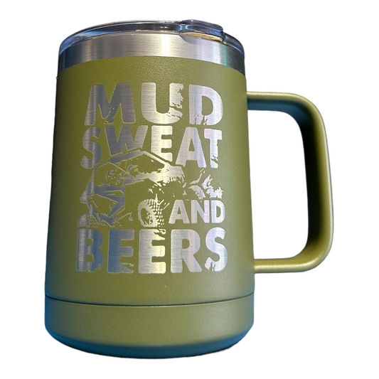 Mud, Sweat, & Beers Insulated 15oz Coffee Mug